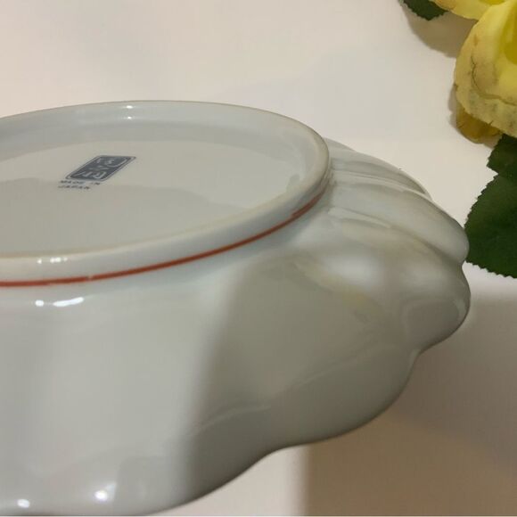 BONZAI TREE ARITA IMARI PORCELAIN PLATE 7 INCHES  BONZAI TREE JAPAN EUC  G6 - Picture 6 of 9